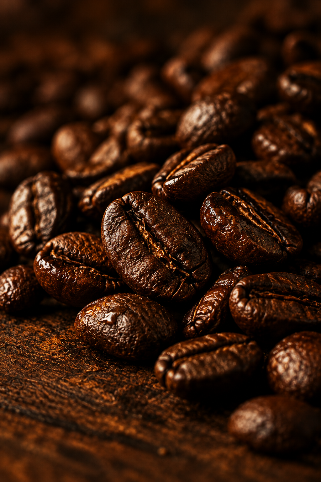 Wired Espresso dark roast bean close-up
